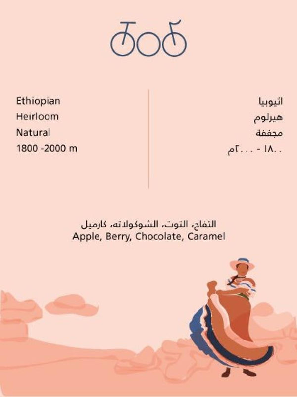 قهوة ترايسكل مزيج اثيوبيا 250 جرام